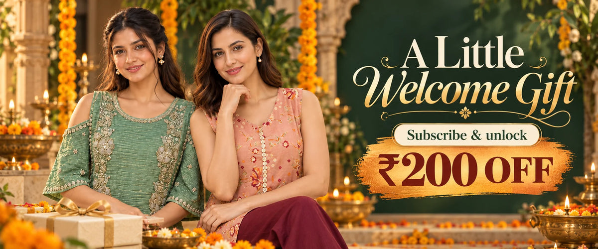 A Little Welcome Gift. Subscribe and unlock ₹200 off.